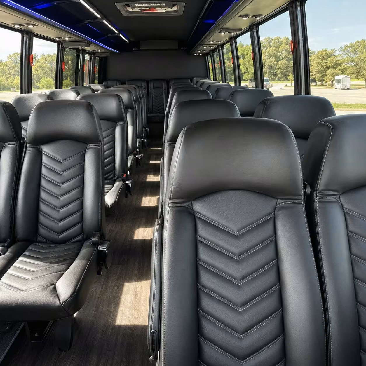 25 passenger minibus inside