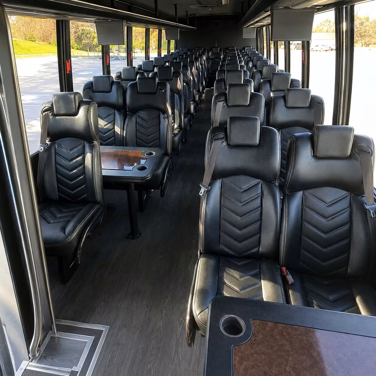 28 passenger minibus inside