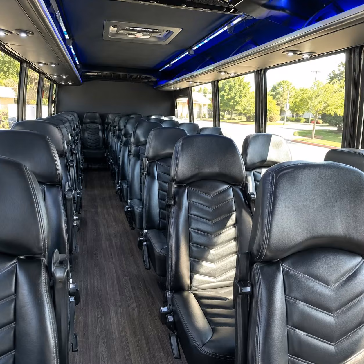 30 passenger minibus interior