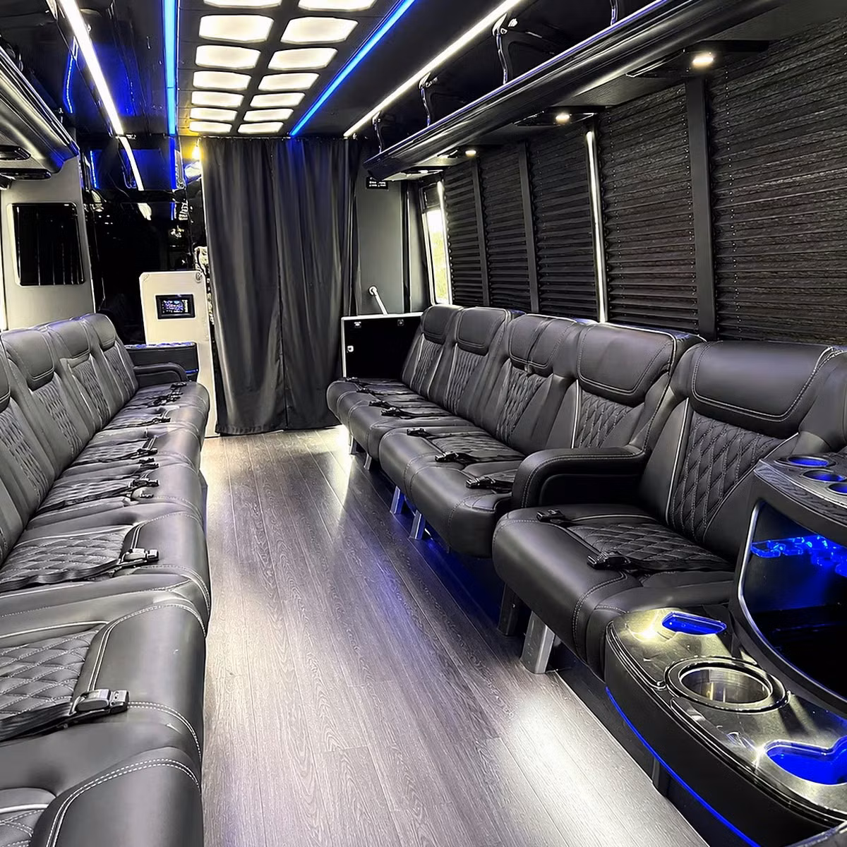 party bus interior