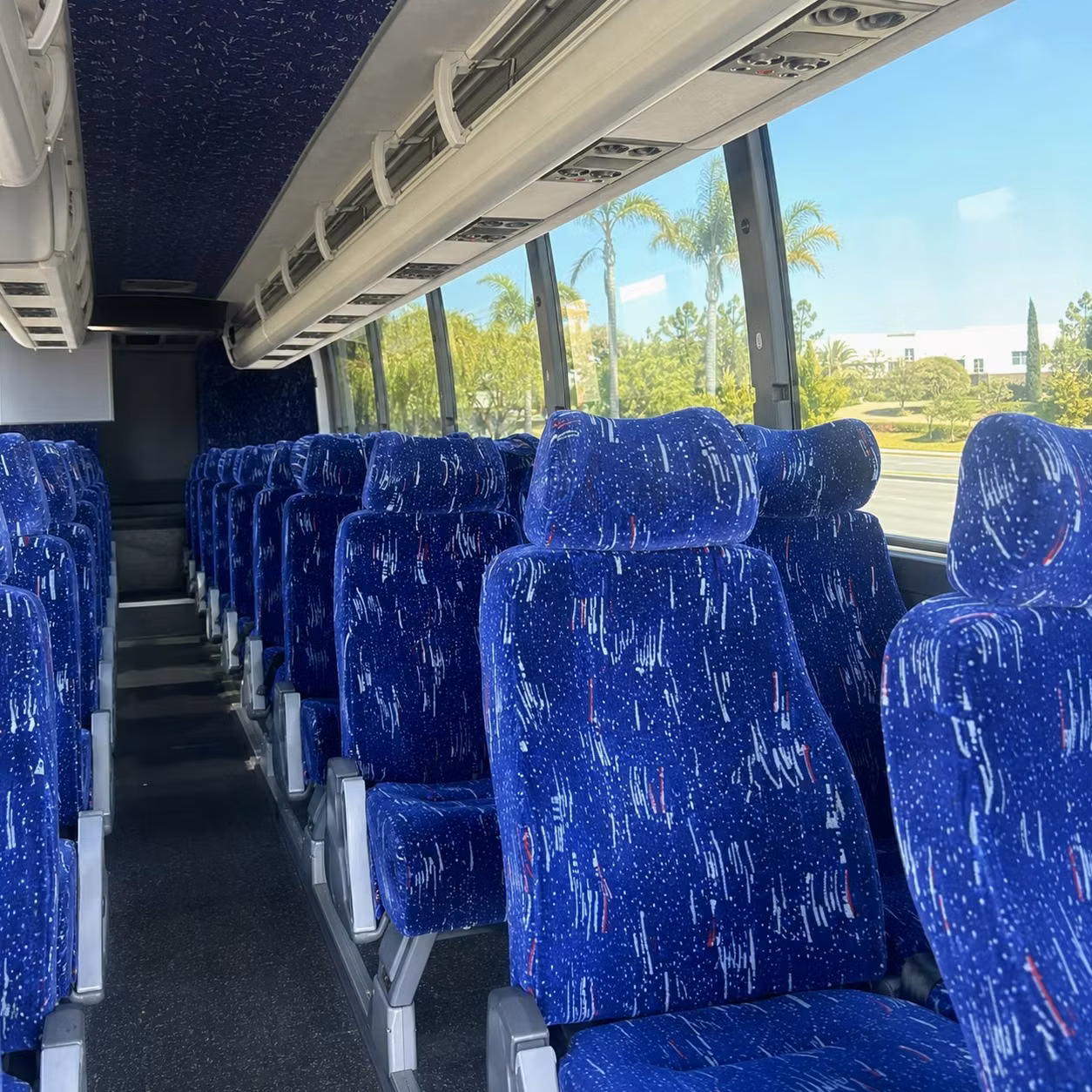 providence charter bus interior