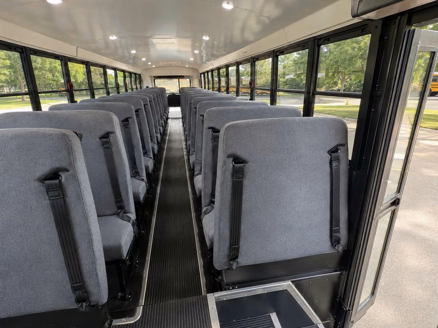 school bus interior