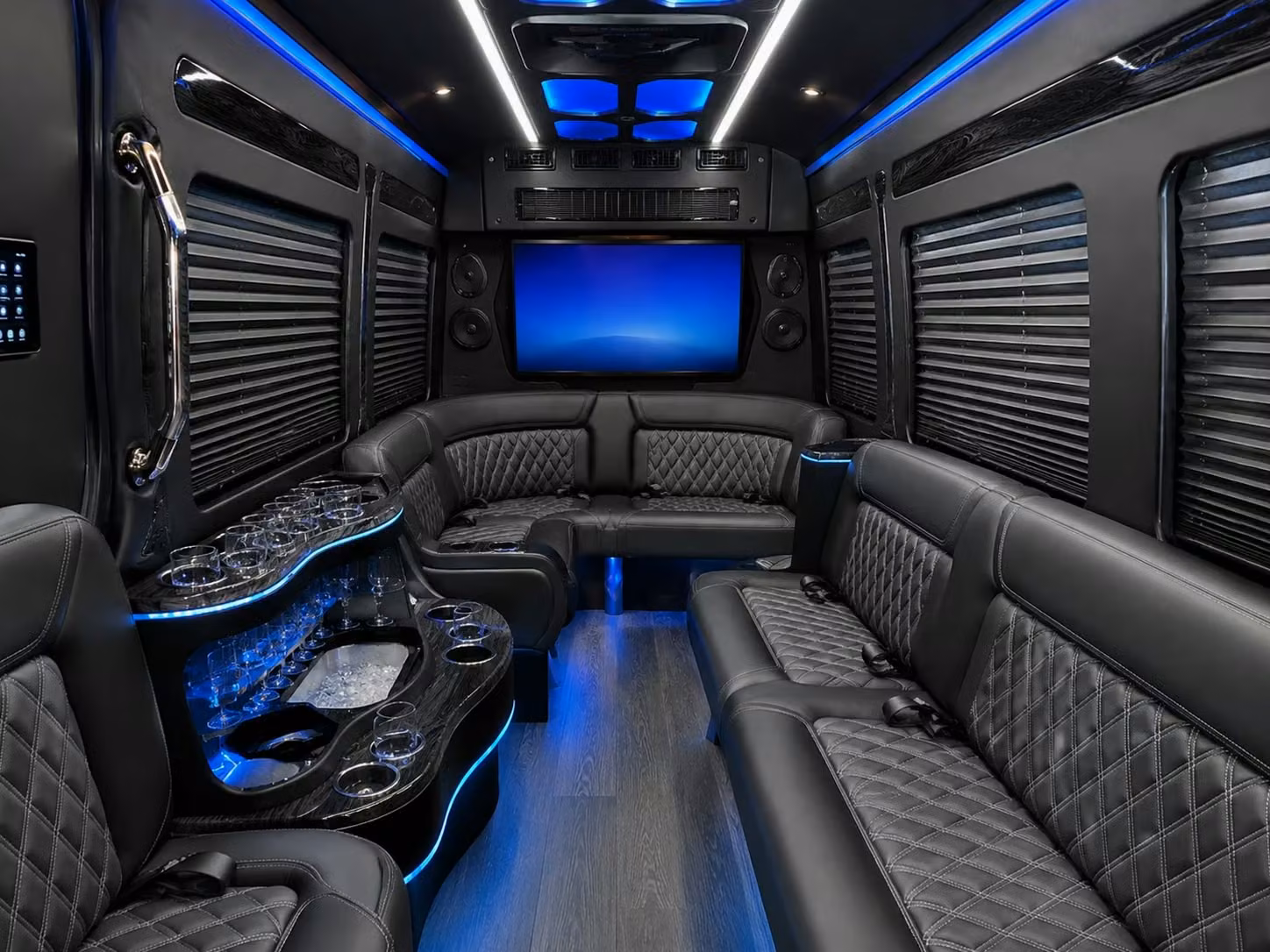 sprinter vans and limo buses for intimate prom groups in providence